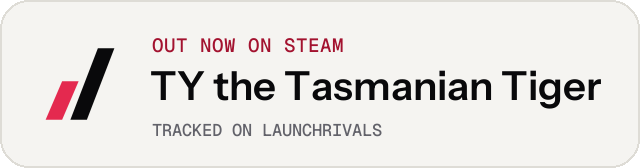 Light launch badge for TY the Tasmanian Tiger
