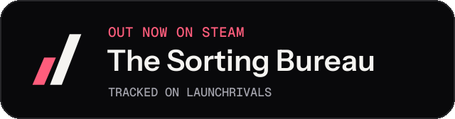 Dark launch badge for The Sorting Bureau