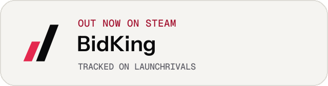 Light launch badge for BidKing