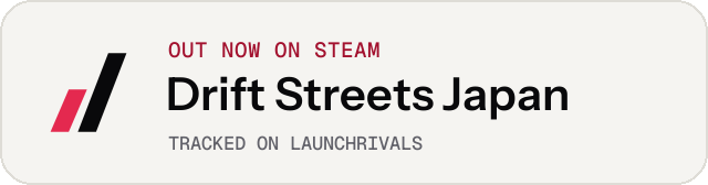 Light launch badge for Drift Streets Japan