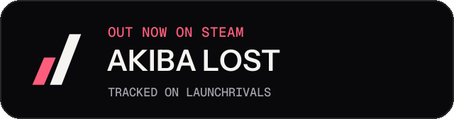 Dark launch badge for AKIBA LOST