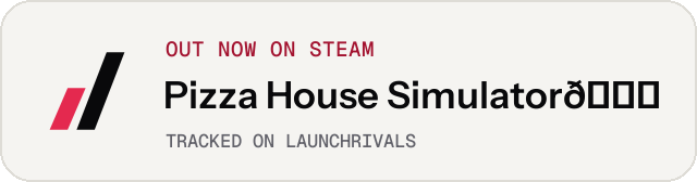 Light launch badge for Pizza House Simulator🍕