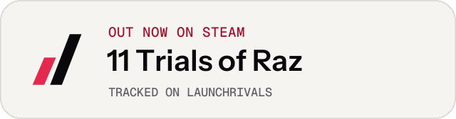 Light launch badge for 11 Trials of Raz
