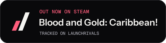 Dark launch badge for Blood and Gold: Caribbean!