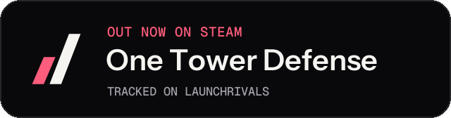 Dark launch badge for One Tower Defense