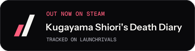 Dark launch badge for Kugayama Shiori's Death Diary