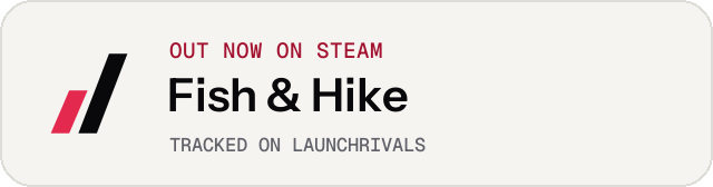Light launch badge for Fish & Hike