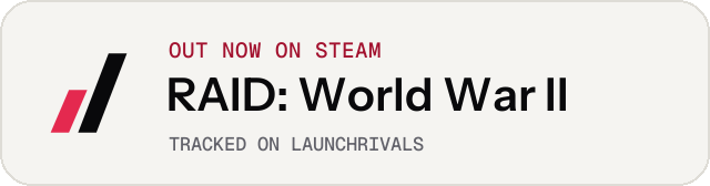 Light launch badge for RAID: World War II