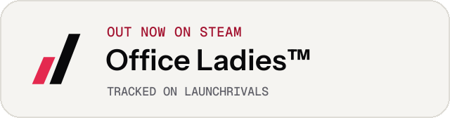 Light launch badge for Office Ladies™