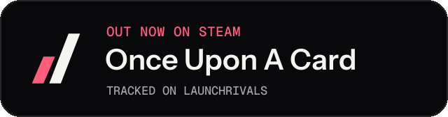 Dark launch badge for Once Upon A Card