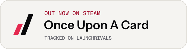 Light launch badge for Once Upon A Card
