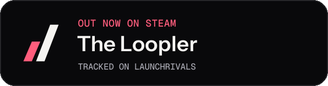 Dark launch badge for The Loopler