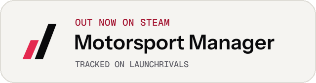 Light launch badge for Motorsport Manager