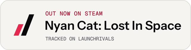 Light launch badge for Nyan Cat: Lost In Space