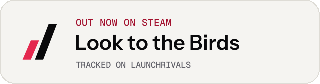 Light launch badge for Look to the Birds