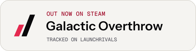 Light launch badge for Galactic Overthrow