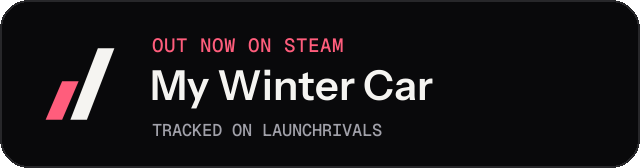 Dark launch badge for My Winter Car