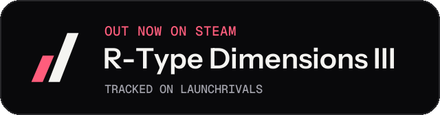 Dark launch badge for R-Type Dimensions III