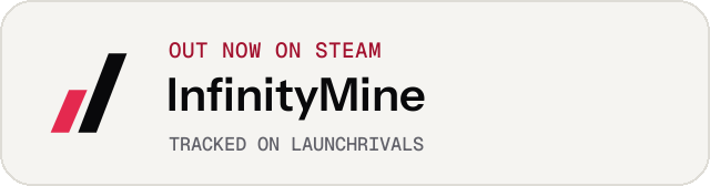 Light launch badge for InfinityMine