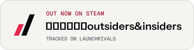 Light launch badge for 局外人局内人outsiders&insiders