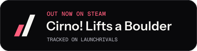 Dark launch badge for Cirno! Lifts a Boulder