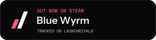 Dark launch badge for Blue Wyrm