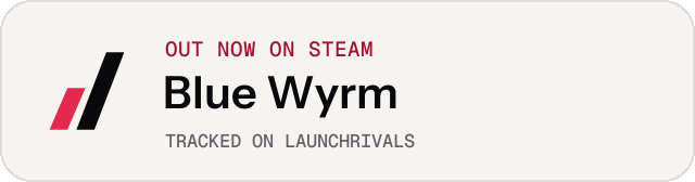 Light launch badge for Blue Wyrm
