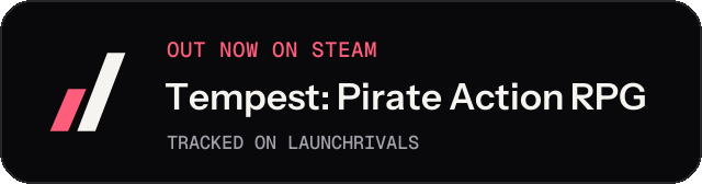 Dark launch badge for Tempest: Pirate Action RPG