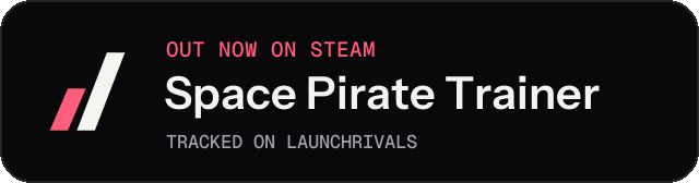 Dark launch badge for Space Pirate Trainer