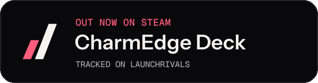 Dark launch badge for CharmEdge Deck