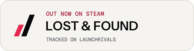 Light launch badge for LOST & FOUND