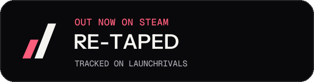 Dark launch badge for RE-TAPED