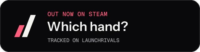 Dark launch badge for Which hand?