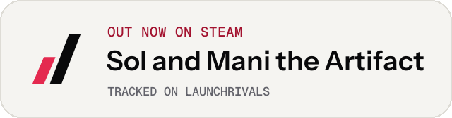 Light launch badge for Sol and Mani the Artifact