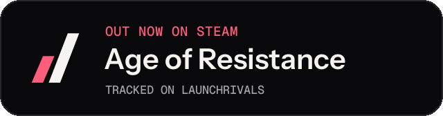 Dark launch badge for Age of Resistance