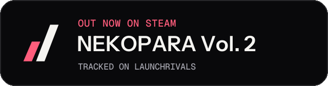 Dark launch badge for NEKOPARA Vol. 2