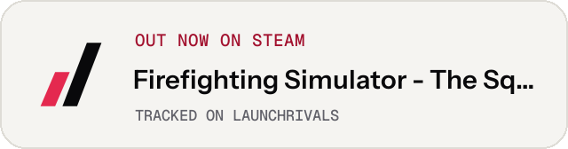 Light launch badge for Firefighting Simulator - The Squad