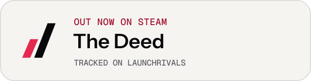 Light launch badge for The Deed