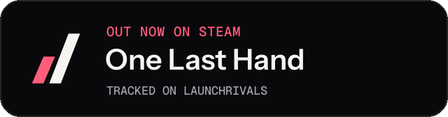 Dark launch badge for One Last Hand