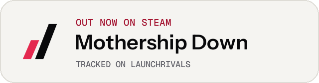 Light launch badge for Mothership Down