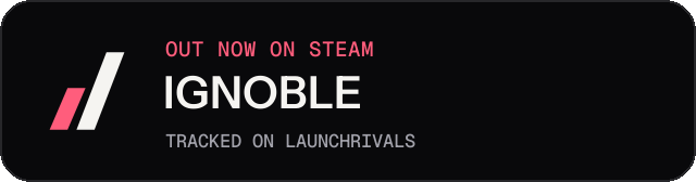 Dark launch badge for IGNOBLE