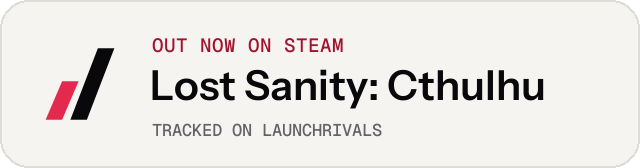 Light launch badge for Lost Sanity: Cthulhu