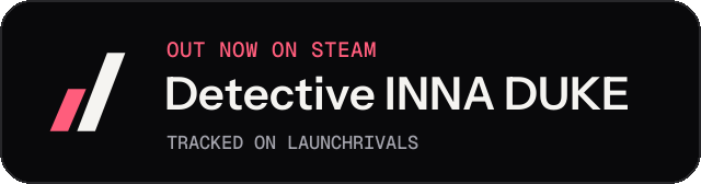 Dark launch badge for Detective INNA DUKE