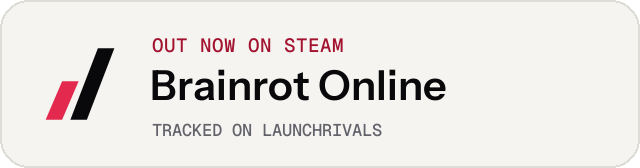Light launch badge for Brainrot Online