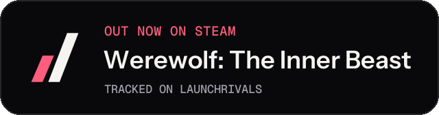 Dark launch badge for Werewolf: The Inner Beast
