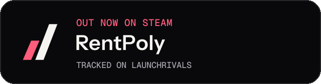 Dark launch badge for RentPoly
