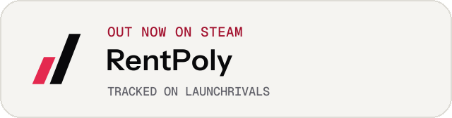 Light launch badge for RentPoly