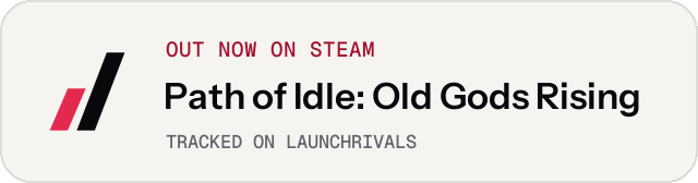 Light launch badge for Path of Idle: Old Gods Rising
