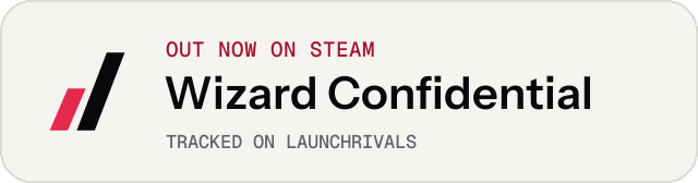 Light launch badge for Wizard Confidential