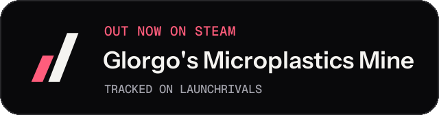 Dark launch badge for Glorgo's Microplastics Mine